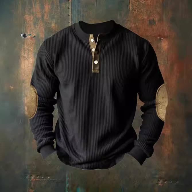 Spring and autumn men's sweater high-end fashion casual long sleeve top selling